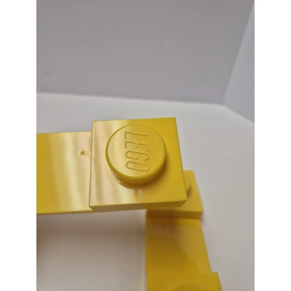 2pc LEGO Yellow Support / Foot for Minifigure Display Cases 2